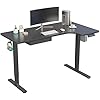 L-Shaped Electric Standing Desk – Adjustable Height Table with Memory Settings - Image 2