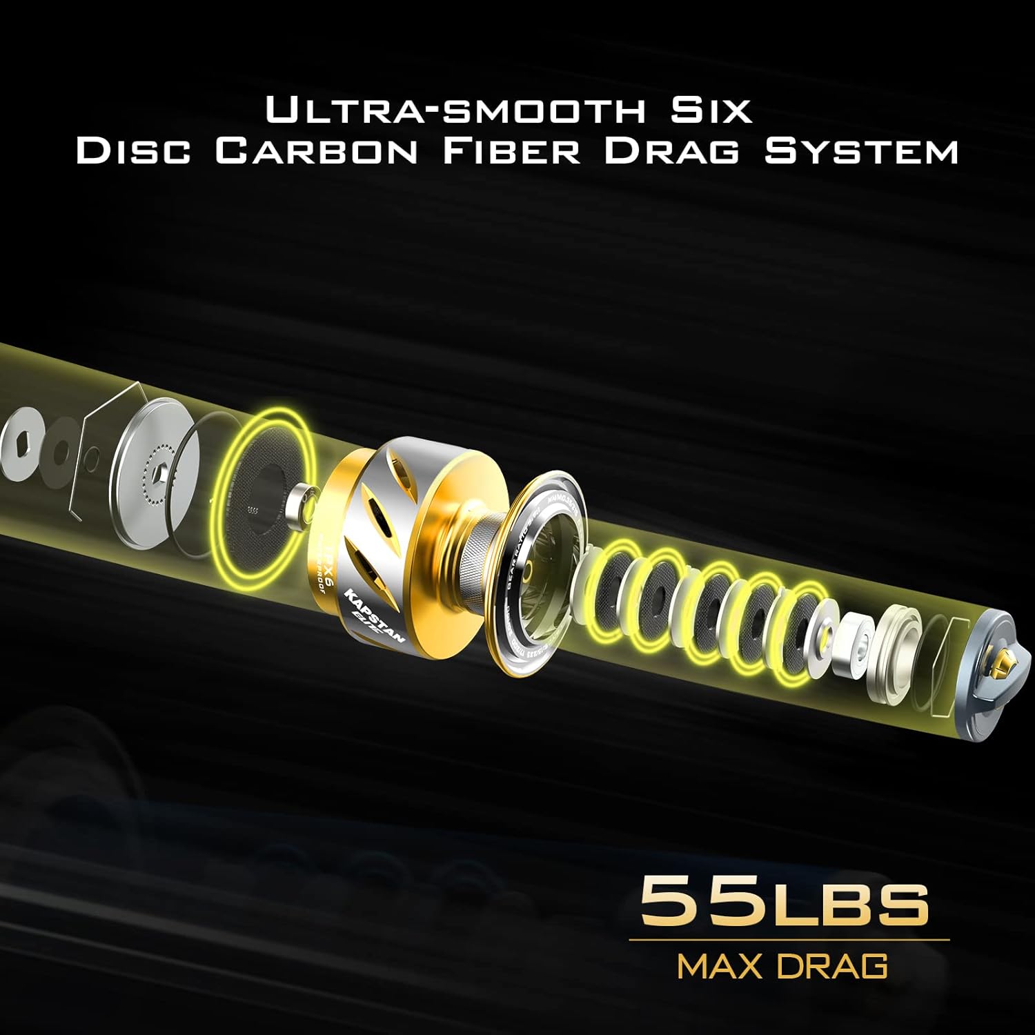 KastKing Kapstan Elite Saltwater Spinning Reel – Up to 55LB Max Drag, IPX6 Waterproof, Corrosion-Resistant Big Game Fishing Reel - Image 75