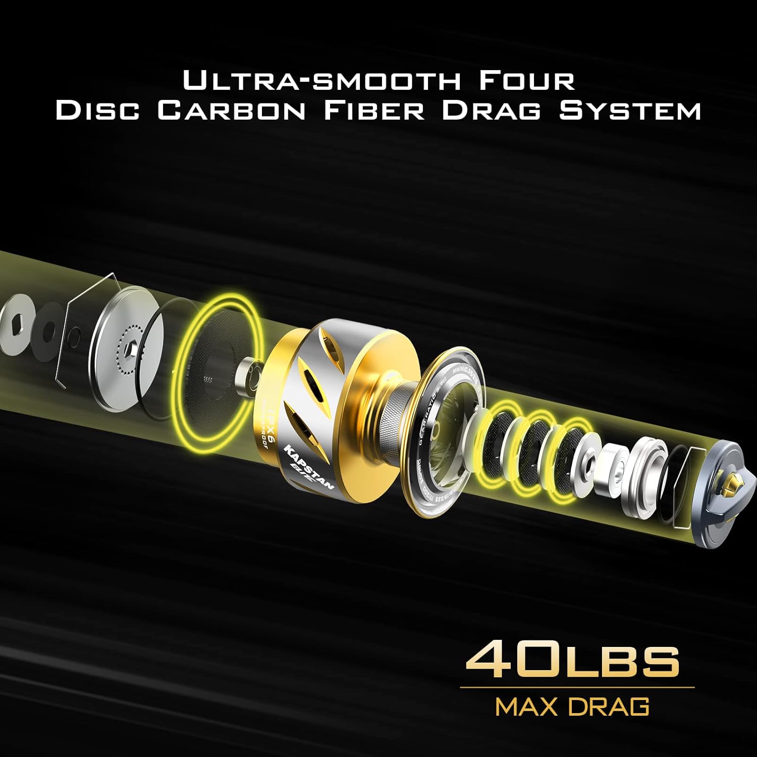 KastKing Kapstan Elite Saltwater Spinning Reel – Up to 55LB Max Drag, IPX6 Waterproof, Corrosion-Resistant Big Game Fishing Reel - Image 59