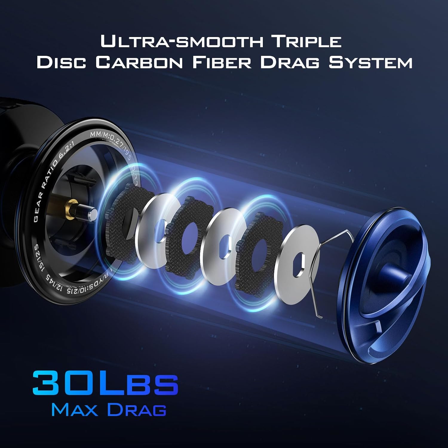 KastKing Kapstan Elite Saltwater Spinning Reel – Up to 55LB Max Drag, IPX6 Waterproof, Corrosion-Resistant Big Game Fishing Reel - Image 4