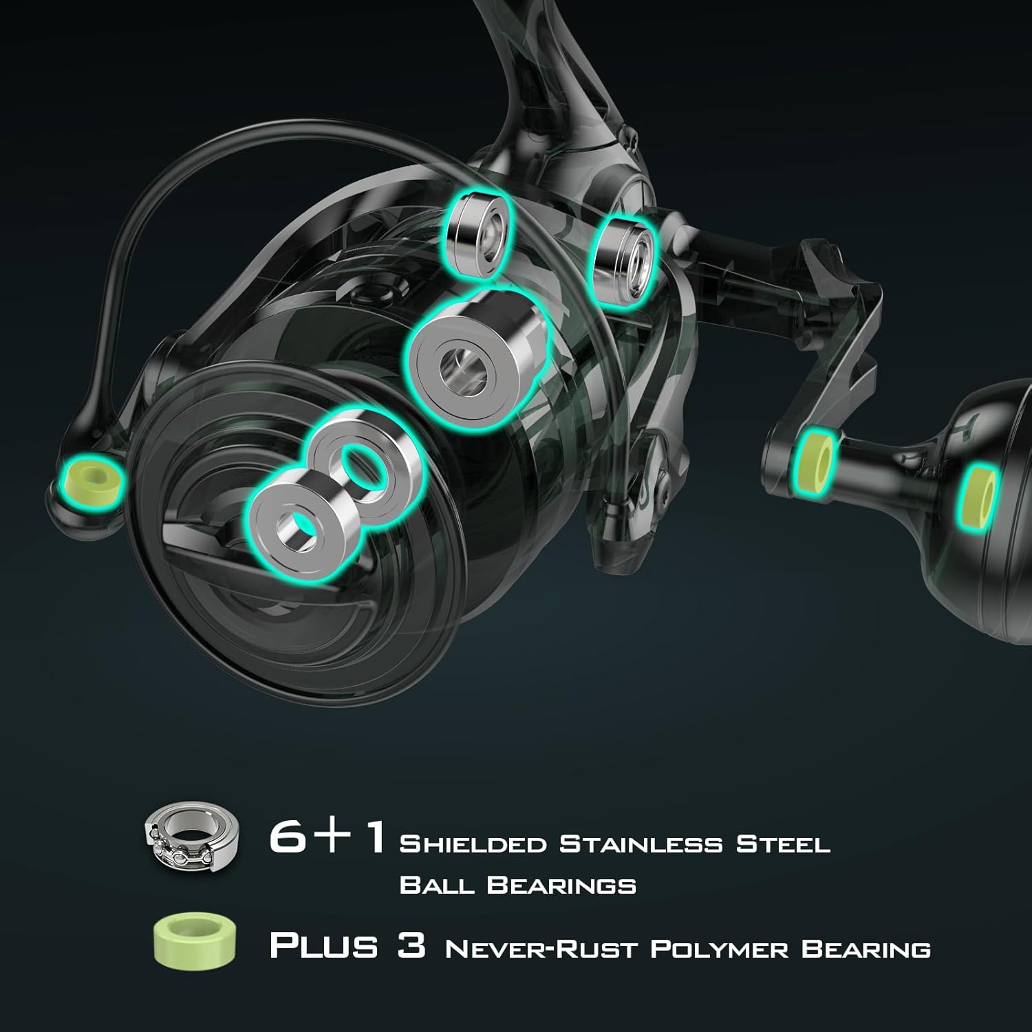 KastKing Kapstan Elite Saltwater Spinning Reel – Up to 55LB Max Drag, IPX6 Waterproof, Corrosion-Resistant Big Game Fishing Reel - Image 95