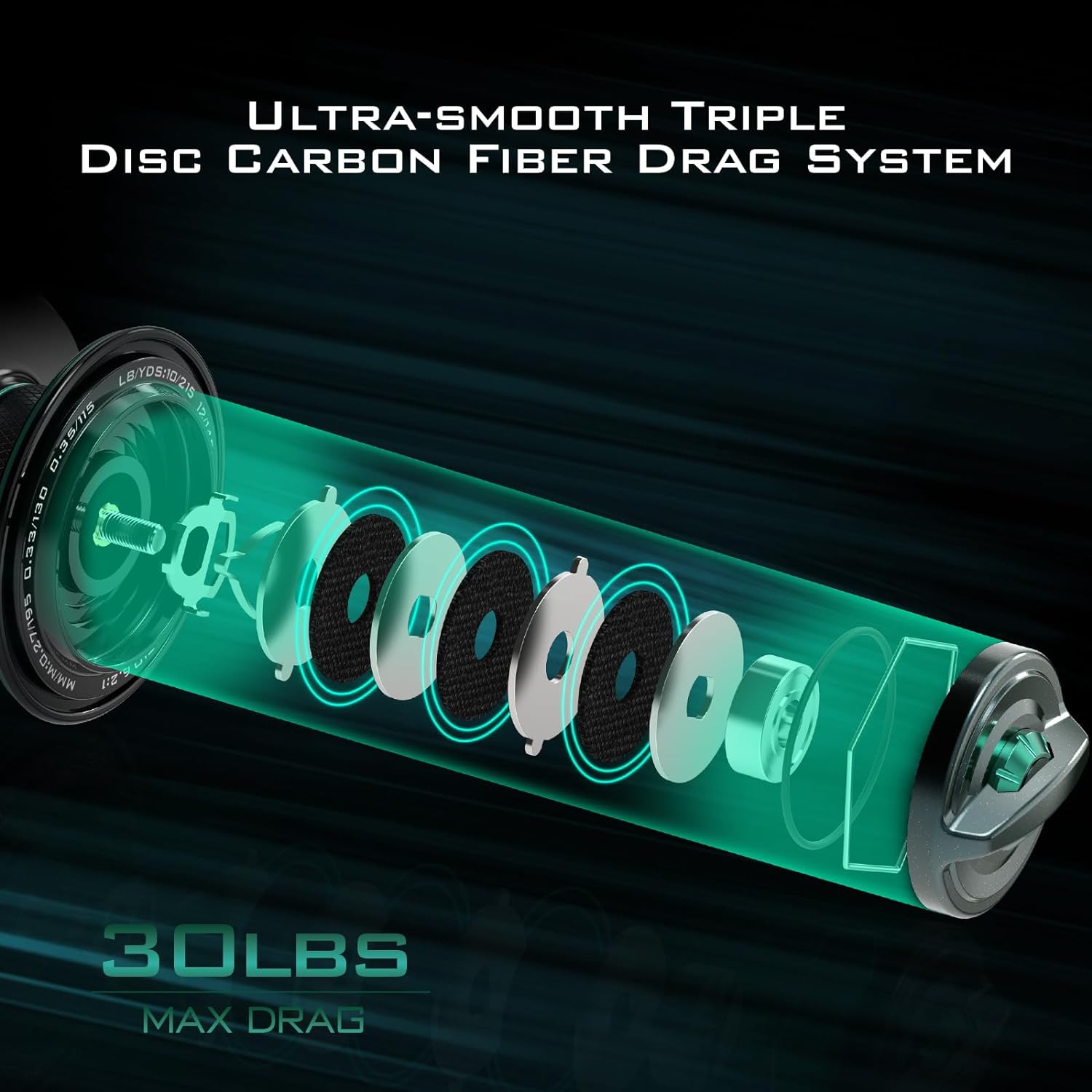 KastKing Kapstan Elite Saltwater Spinning Reel – Up to 55LB Max Drag, IPX6 Waterproof, Corrosion-Resistant Big Game Fishing Reel - Image 87