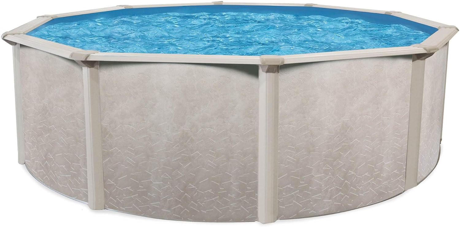 Aquarian 21ft x 52in Round Steel-Frame Above Ground Swimming Pool – Phoenix Series, DIY Outdoor Backyard Pool - Image 8