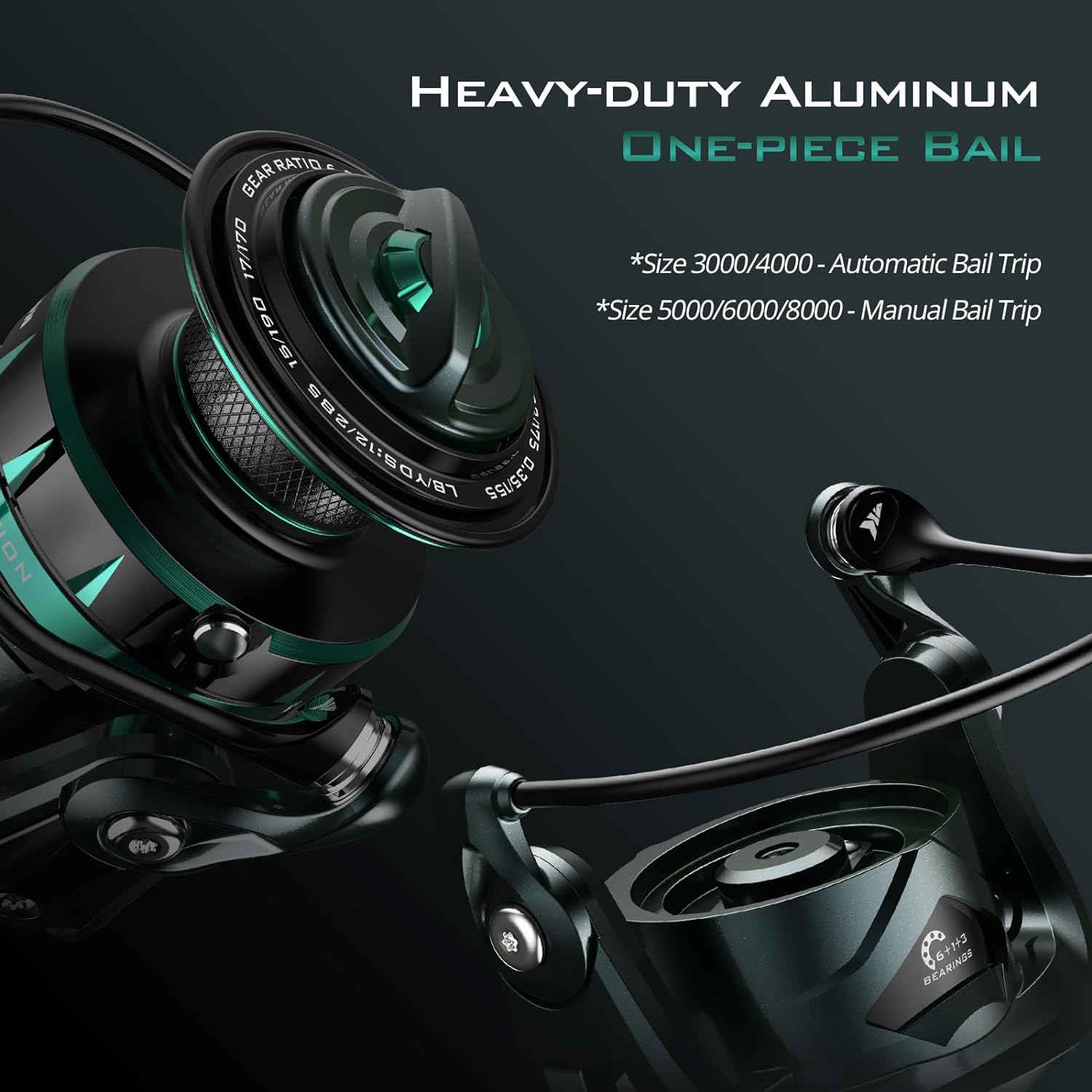 KastKing Kapstan Elite Saltwater Spinning Reel – Up to 55LB Max Drag, IPX6 Waterproof, Corrosion-Resistant Big Game Fishing Reel - Image 100