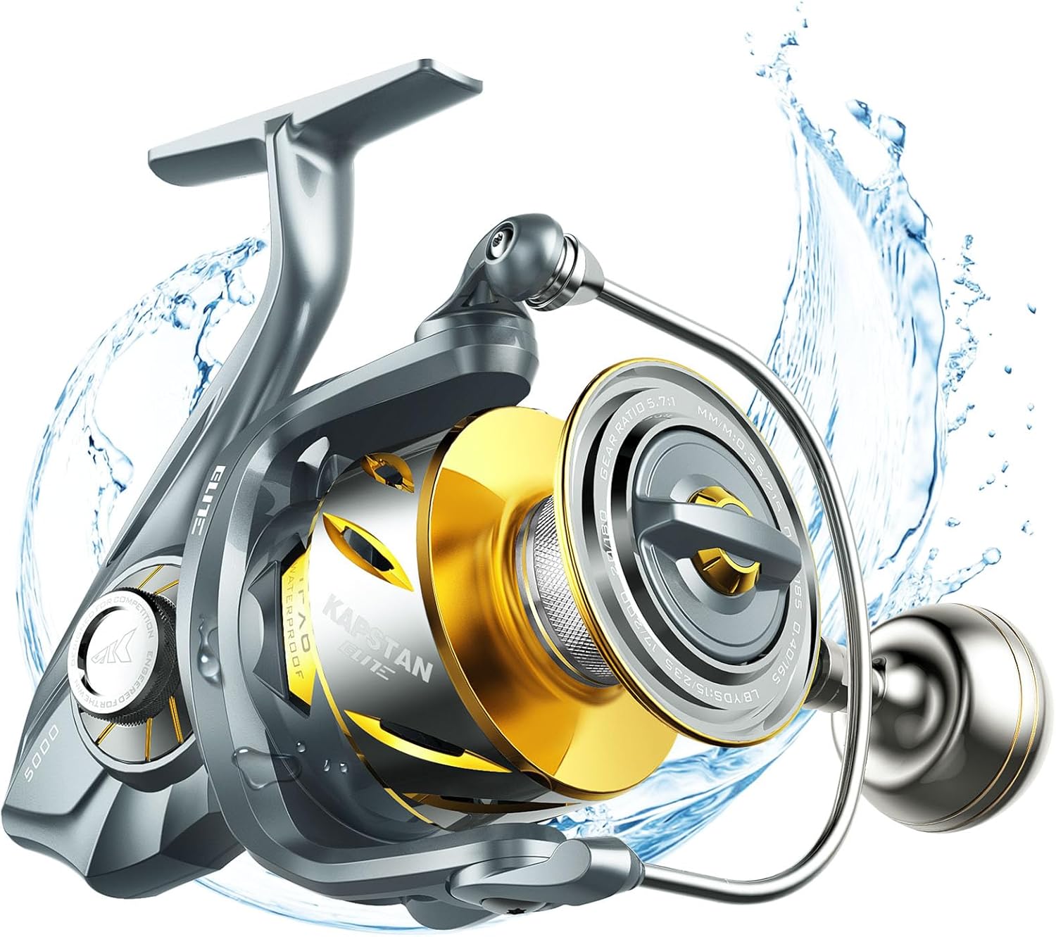 KastKing Kapstan Elite Saltwater Spinning Reel – Up to 55LB Max Drag, IPX6 Waterproof, Corrosion-Resistant Big Game Fishing Reel - Image 15