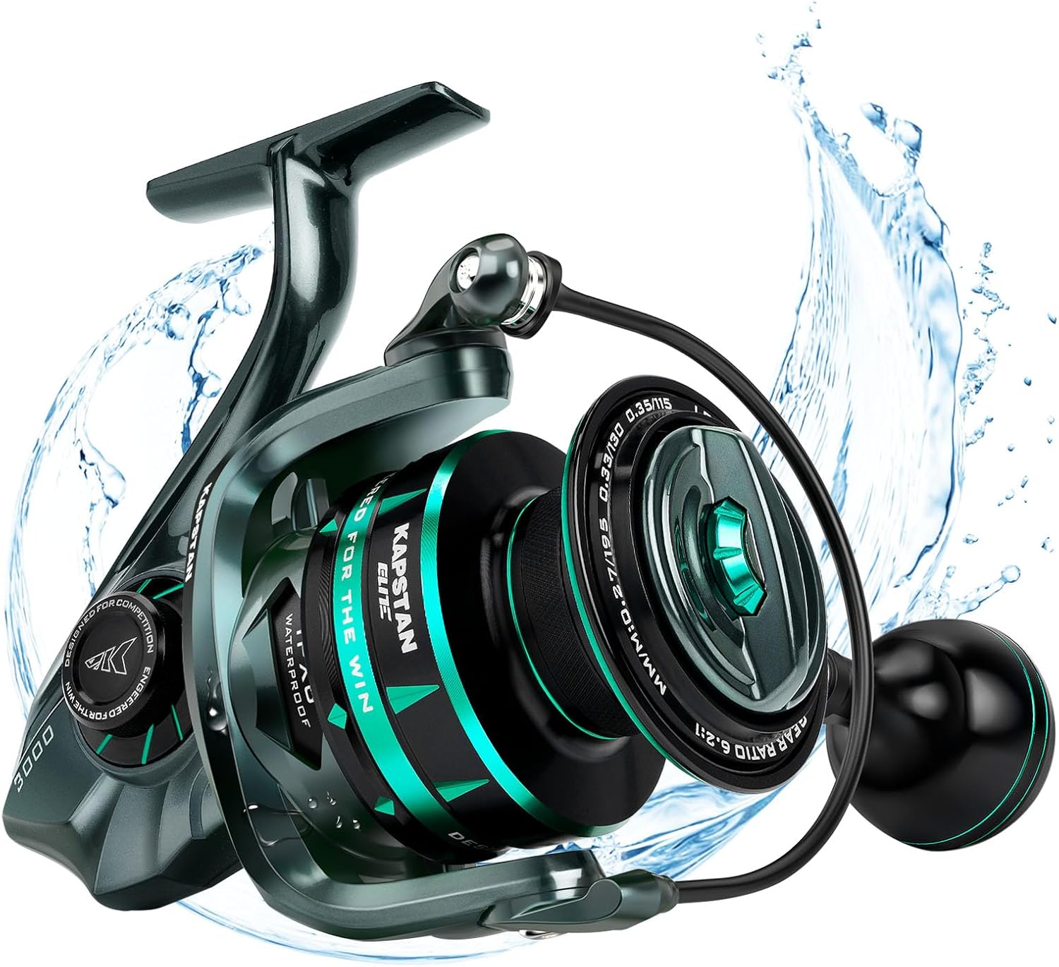 KastKing Kapstan Elite Saltwater Spinning Reel – Up to 55LB Max Drag, IPX6 Waterproof, Corrosion-Resistant Big Game Fishing Reel - Image 18