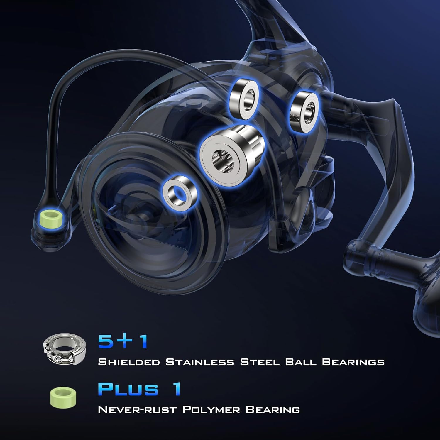 KastKing Kapstan Elite Saltwater Spinning Reel – Up to 55LB Max Drag, IPX6 Waterproof, Corrosion-Resistant Big Game Fishing Reel - Image 6