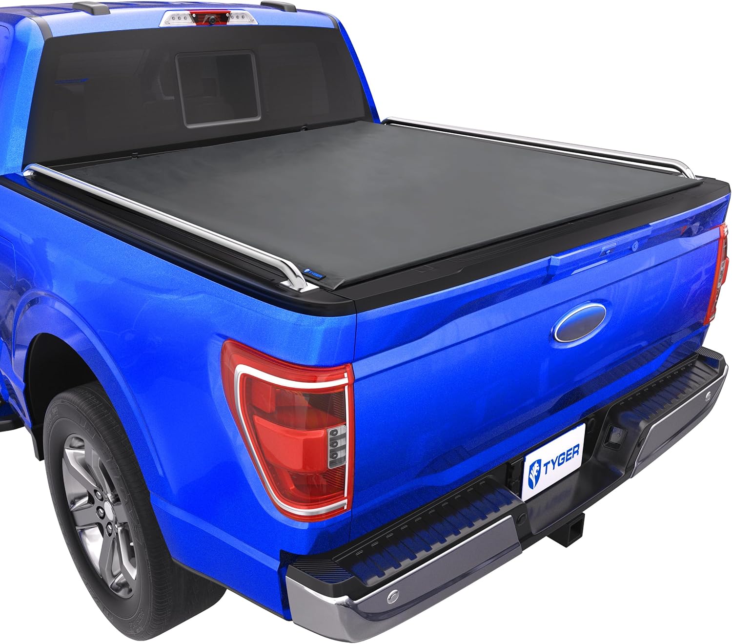 Tyger Auto T1 Soft Roll-Up Tonneau Cover for 2021–2025 Ford F-150 & Lightning | 5.5ft (67") Bed - Image 13