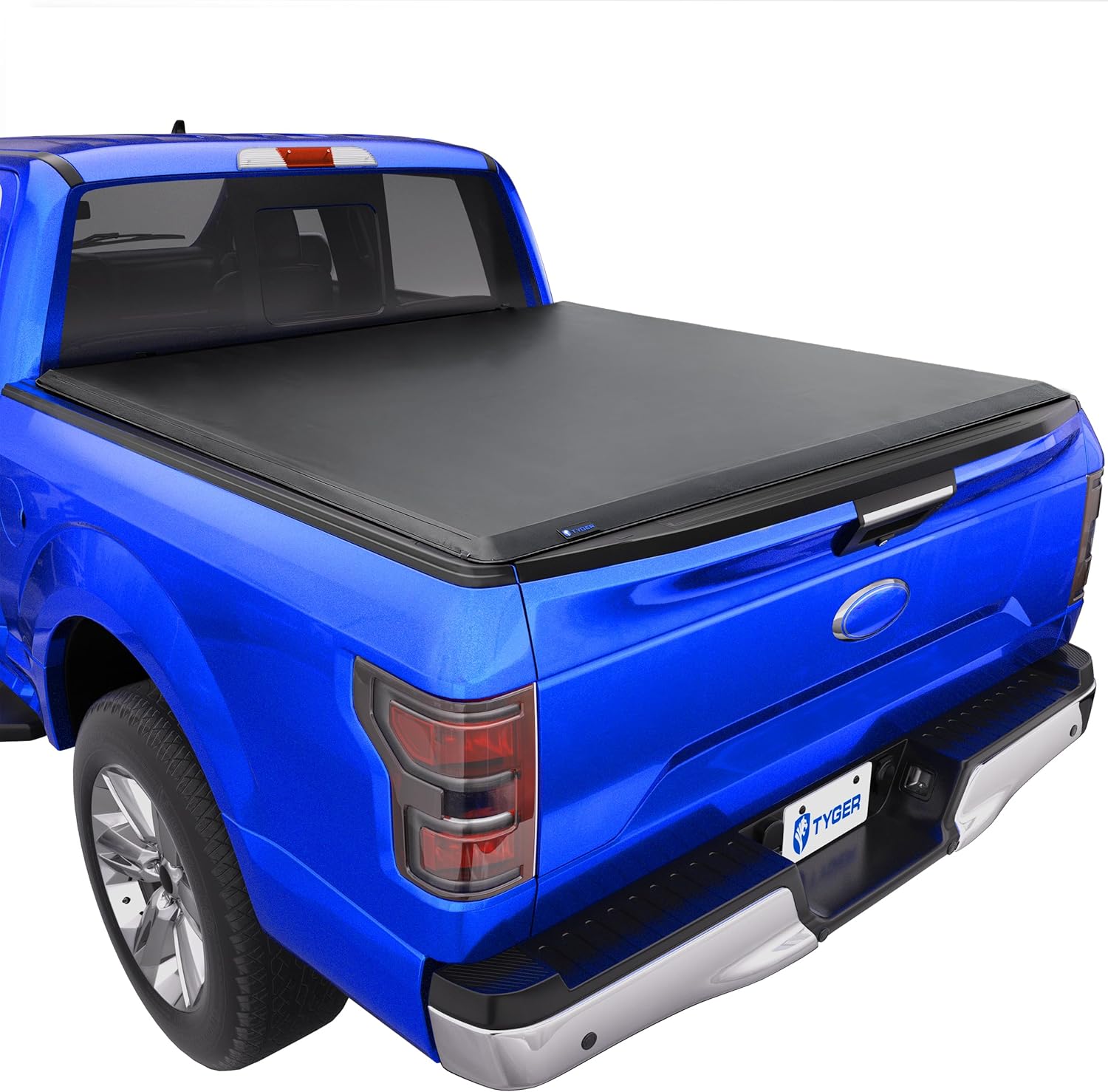 Tyger Auto T1 Soft Roll-Up Tonneau Cover for 2021–2025 Ford F-150 & Lightning | 5.5ft (67") Bed