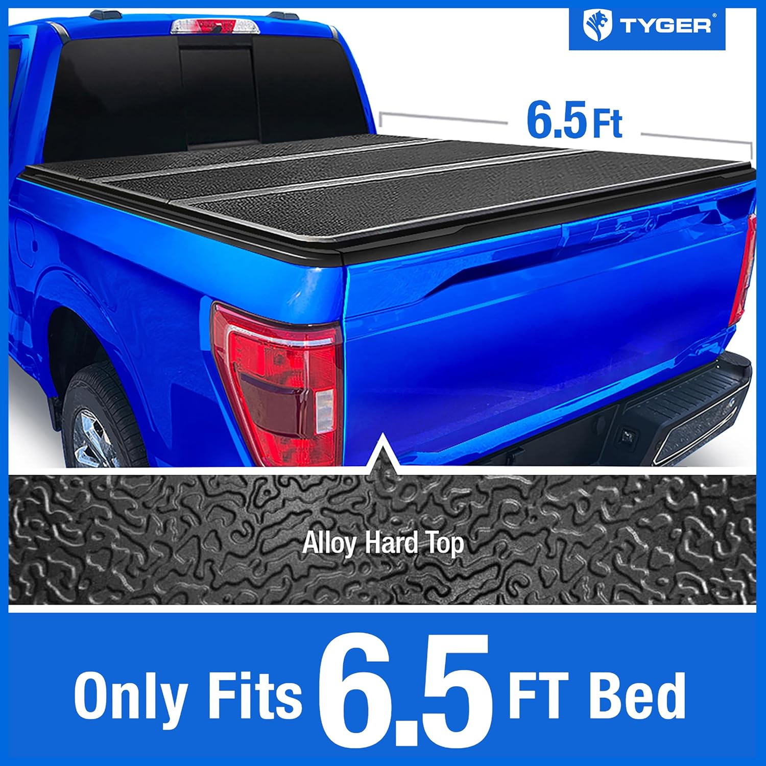 Tyger Auto T1 Soft Roll-Up Tonneau Cover for 2021–2025 Ford F-150 & Lightning | 5.5ft (67") Bed - Image 39