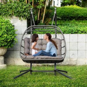 Brafab Luxury X-Large Double Egg Swing Chair 2 Person Hanging Chair-Beltenza