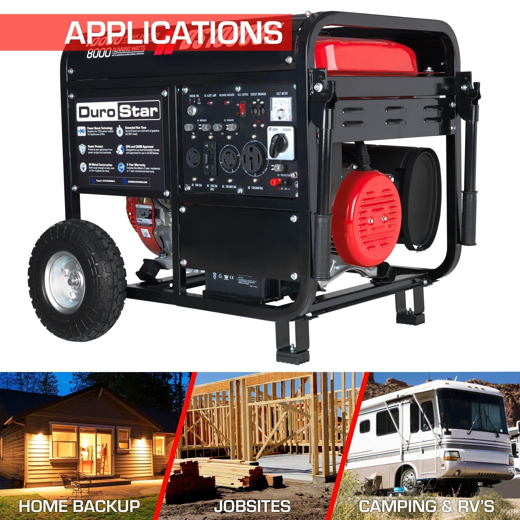 Beltenza 10 000 Watt Gasoline Portable Generator